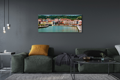 Foto op canvas Spanje city mountains river