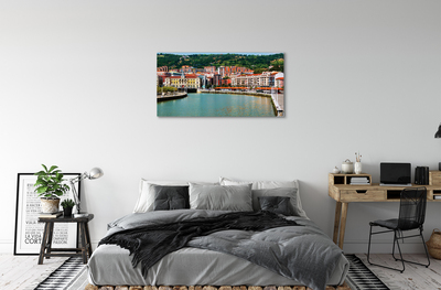Foto op canvas Spanje city mountains river