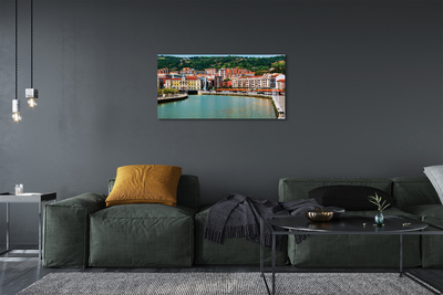 Foto op canvas Spanje city mountains river