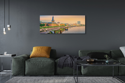 Foto op canvas Duitsland sunrise river