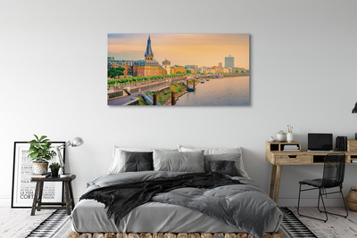 Foto op canvas Duitsland sunrise river