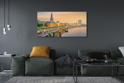 Foto op canvas Duitsland sunrise river