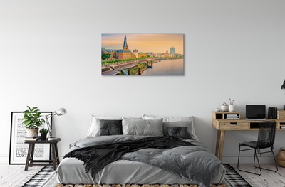 Foto op canvas Duitsland sunrise river