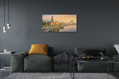 Foto op canvas Duitsland sunrise river