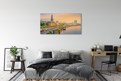 Foto op canvas Duitsland sunrise river