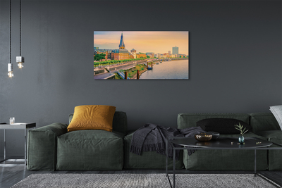 Foto op canvas Duitsland sunrise river