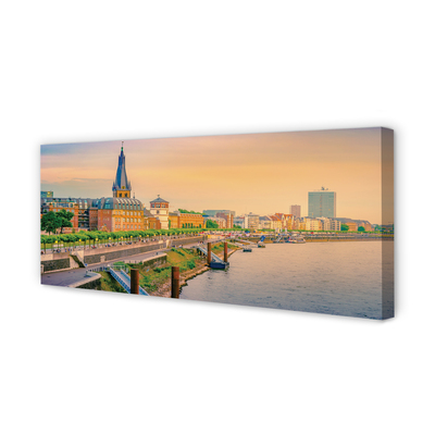 Foto op canvas Duitsland sunrise river