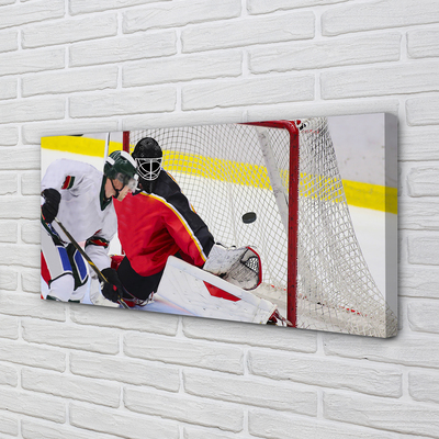 Canvas doek foto Hockeypoort