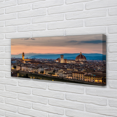 Foto op canvas Italië panorama mountains cathedral