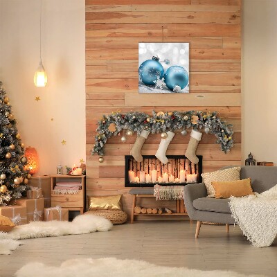 Foto op canvas Baubles Winter Decoratie van de Vakantie