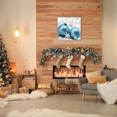 Foto op canvas Baubles Winter Decoratie van de Vakantie