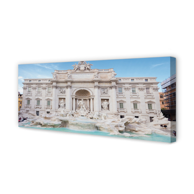Foto op canvas Kathedraal van rome fontein