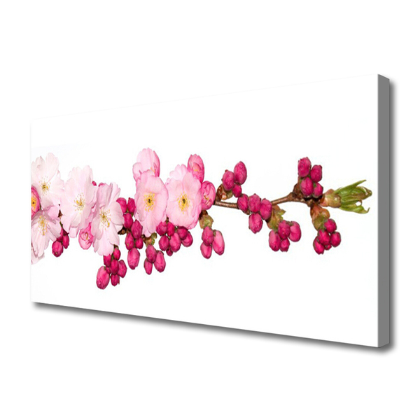 Canvas foto Cherry blossom twig