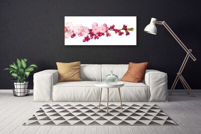 Canvas foto Cherry blossom twig