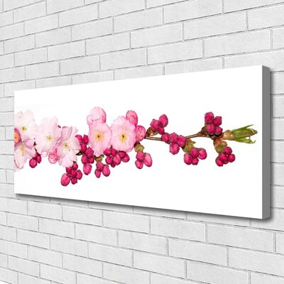 Canvas foto Cherry blossom twig