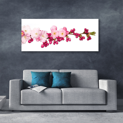 Canvas foto Cherry blossom twig