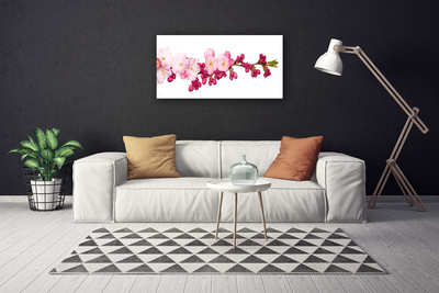 Canvas foto Cherry blossom twig