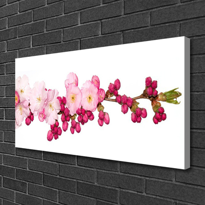 Canvas foto Cherry blossom twig