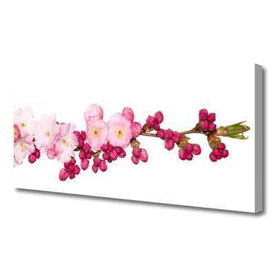 Canvas foto Cherry blossom twig