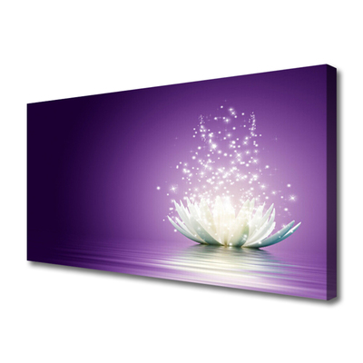 Canvas foto Lotus flower plant