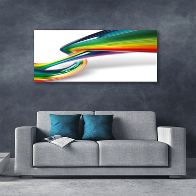 Canvas foto Abstract kunst van de regenboog