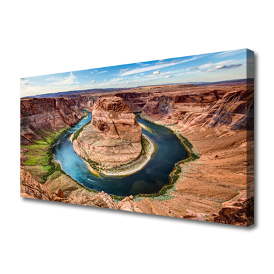 Canvas foto Grand canyon landscape