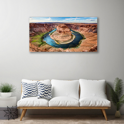 Canvas foto Grand canyon landscape