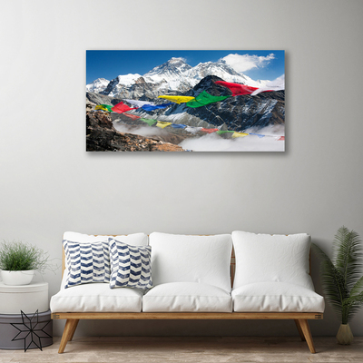 Canvas foto Berglandschap