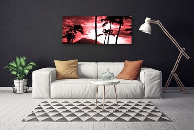 Canvas foto Top palmbomen nature