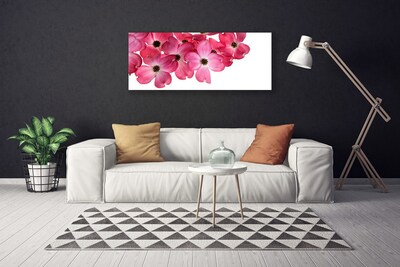 Canvas foto Flowers on the wall