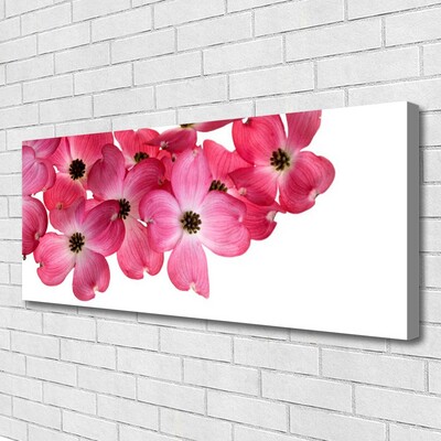 Canvas foto Flowers on the wall