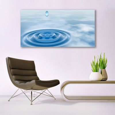 Canvas foto Water art