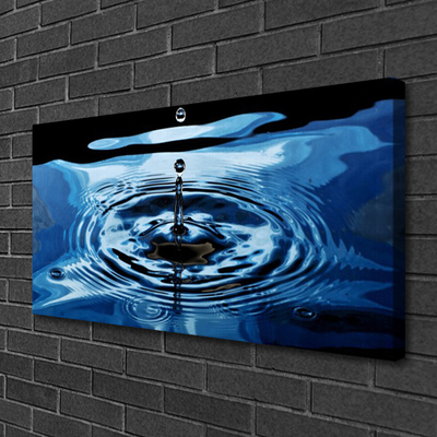 Canvas foto Water art