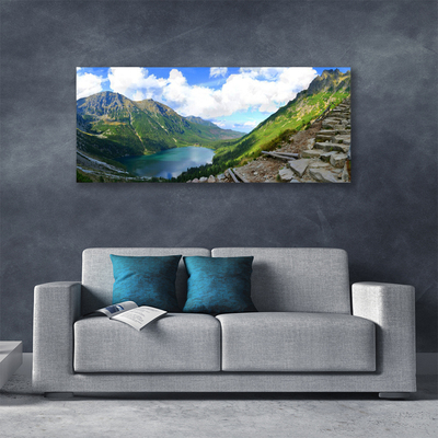 Canvas foto Berglandschap
