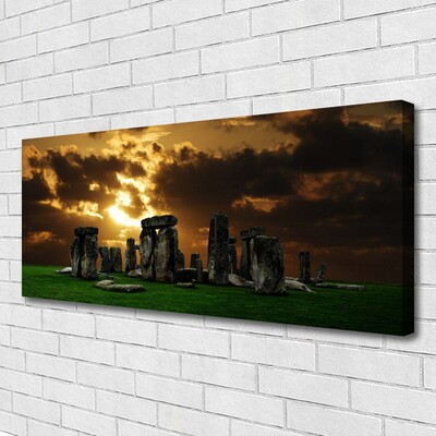 Canvas foto Stenen landschap