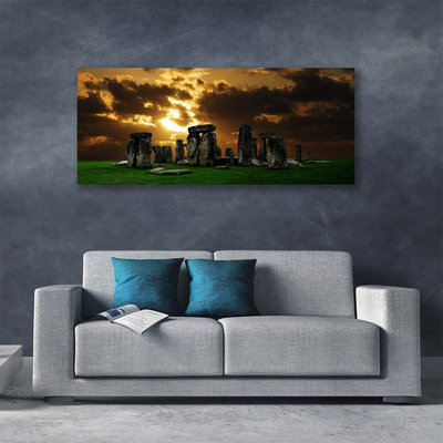 Canvas foto Stenen landschap