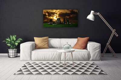 Canvas foto Stenen landschap