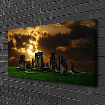 Canvas foto Stenen landschap