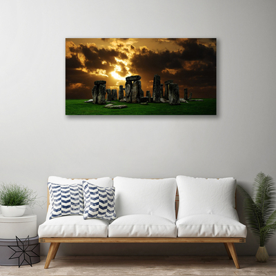 Canvas foto Stenen landschap