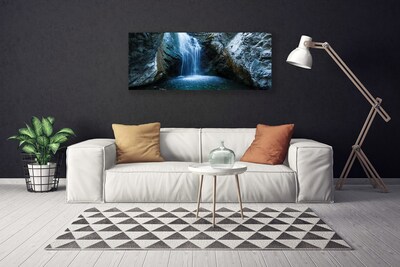 Canvas foto Waterval natuur
