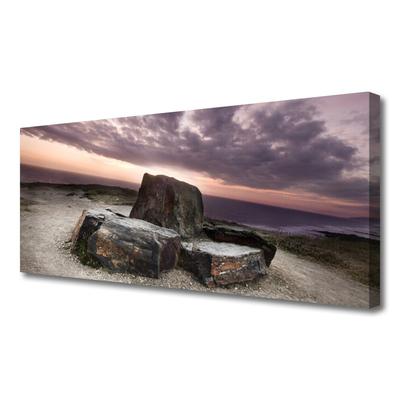 Canvas foto Rots landschap