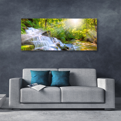 Canvas foto Boswaterval nature