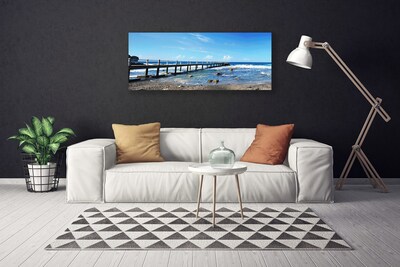 Canvas foto Ocean beach landscape