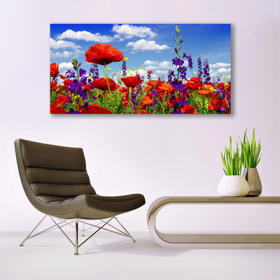 Canvas foto Planten tulpen