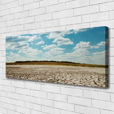 Schilderij op canvas Landschap van de woestijn van het zand