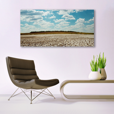 Schilderij op canvas Landschap van de woestijn van het zand