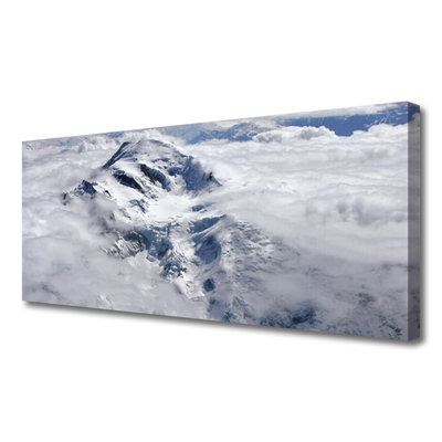 Schilderij op canvas Mist mountain landscape