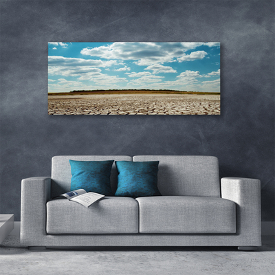 Schilderij op canvas Landschap van de woestijn van het zand