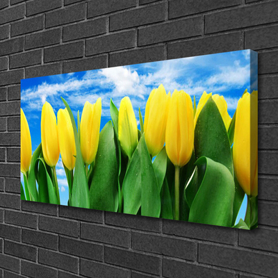 Schilderij op canvas Tulpen bloemen