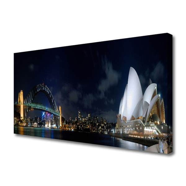 Schilderij op canvas Sydney bridge architectuur